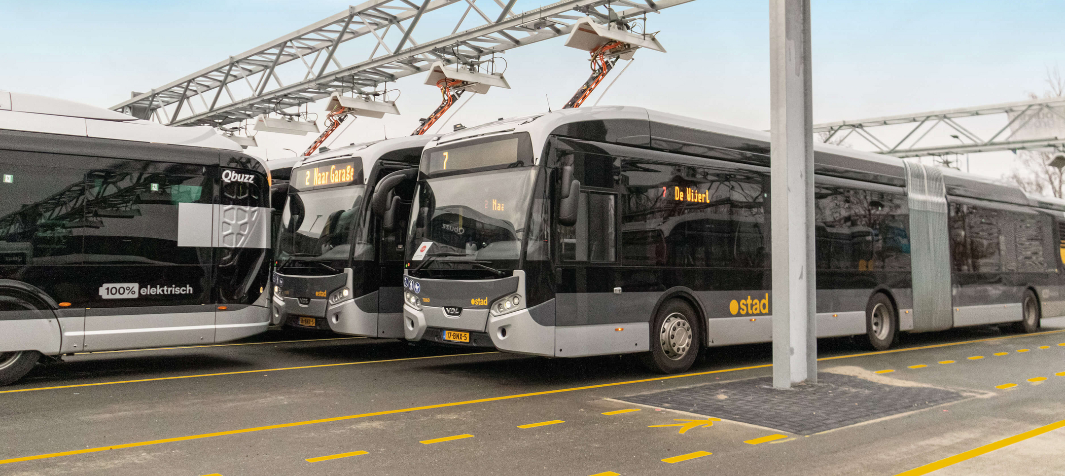 Ladeinfrastruktur für Elektrofahrzeuge und Energiemanagement auf dem Betriebshof