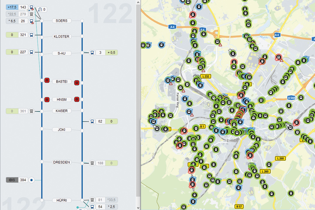 Betriebssteuerung in der Leitstelle – IVU.fleet